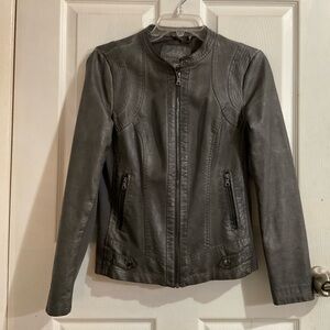 Selby Gray  Faux Leather Women's Jacket